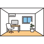 Western Style Room 2 SVG Icon